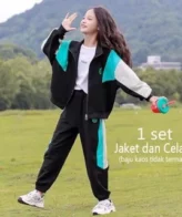 ⁦طقم  بناتي كاجوال مكون من قطعتين بنمط انيق⁩ - الصورة ⁦4⁩