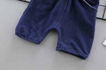 ⁦طقم الأناقة مكون من شميز بأكمام قصيرة مزين بفيونكة وشورت على شيال للأطفال الأنيقين⁩ - الصورة ⁦10⁩