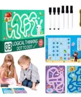 لعبة ألغاز "منقطة" (Dot to Dot) تهدف إلى تنمية التفكير المنطقي للأطفال