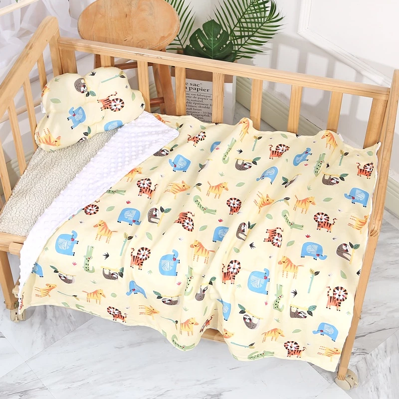 طقم بطانية ناعمة مع وسادة بأشكال حديثة - الصورة 6