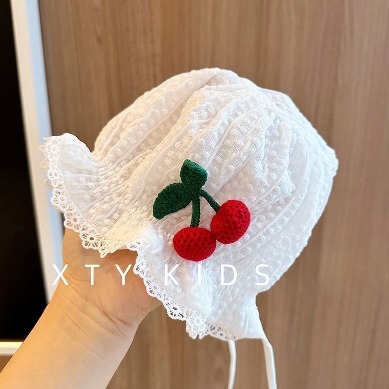 قبعة أنيقة بنمط الكرز - الصورة 4